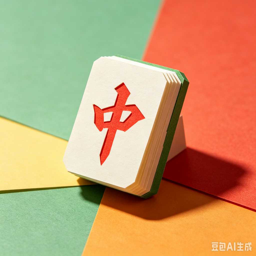 handheld mahjong tiles set